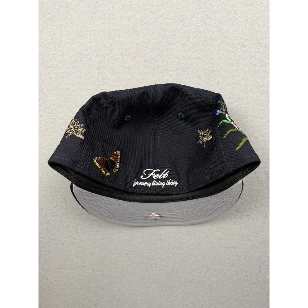 Size 7 1/4 - Felt X New Era New York Yankees 59FIFTY Fitted Hat 'Navy'